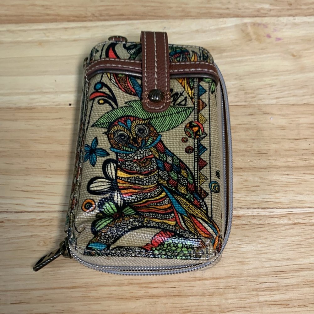 Sakroots Multi Purpose Owl Wallet